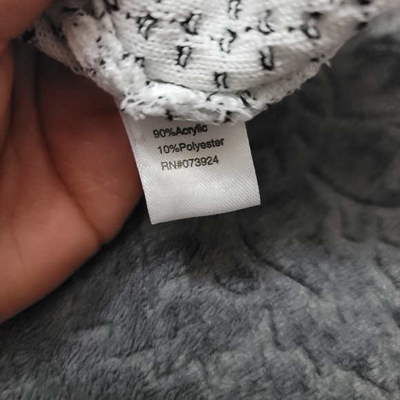 Ming Wang Knit Blazer Jacket Cardigan Women's Size XL NWOT Black/White - Picture 15 of 16